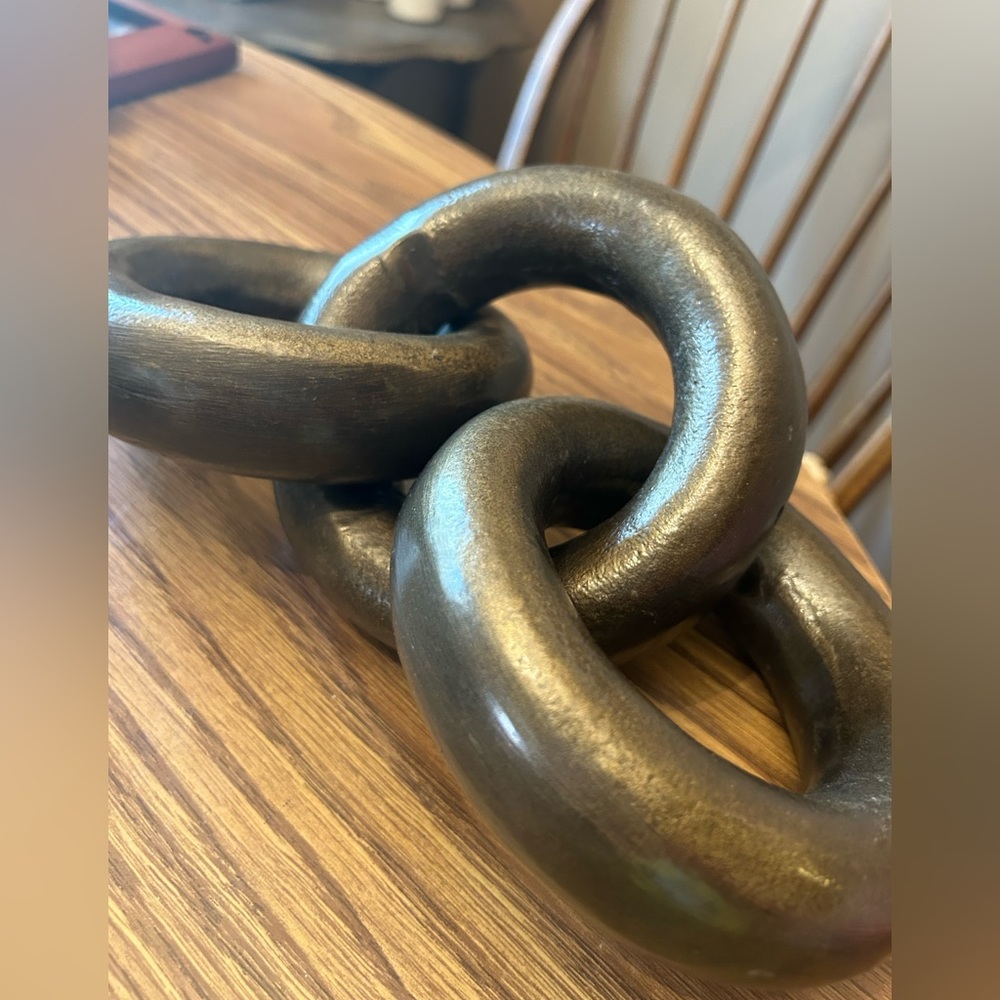 Decorative chain links / rings - measurements in photos